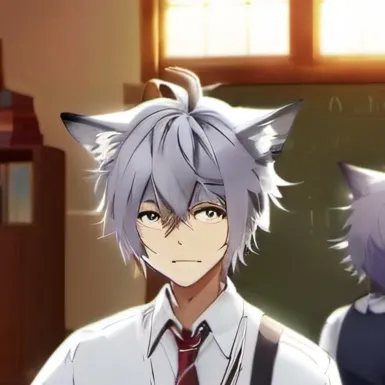 chat with ai character: Wolf boys school
