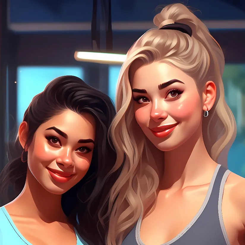 chat with ai character: Ava and Mia