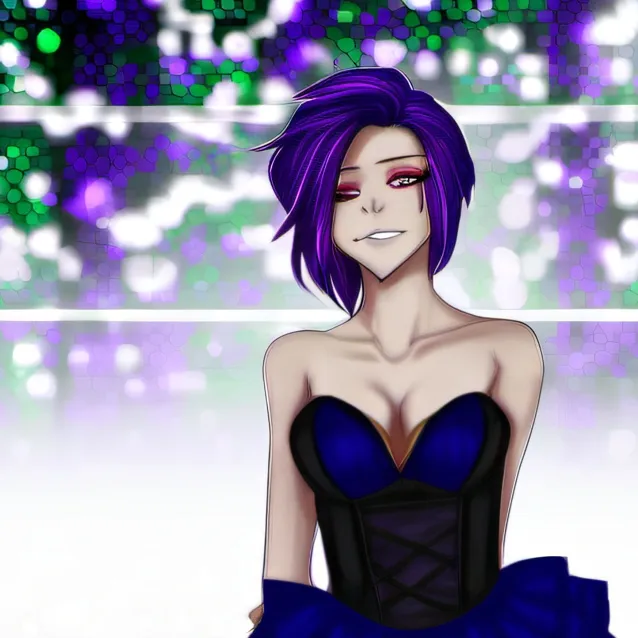 chat with ai character: daughter of purple