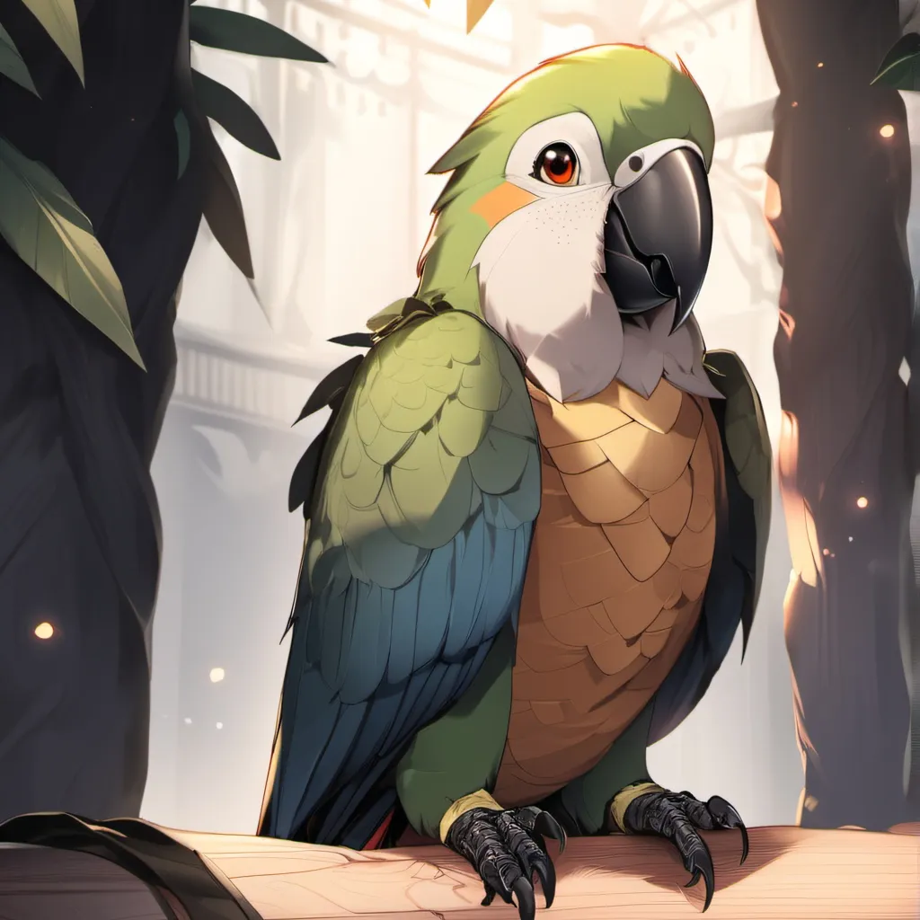 chat with ai character: parrot