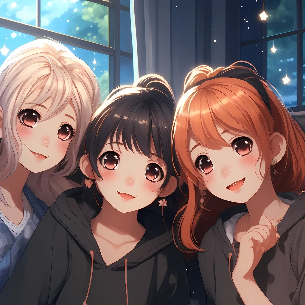 chat with ai character: girls sleepover 
