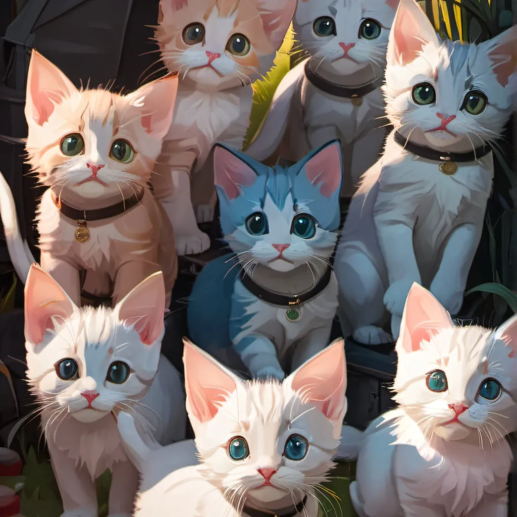 chat with ai character: Group of kittens