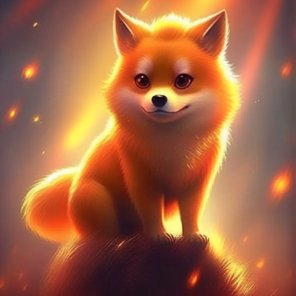 chat with ai character: fire pup