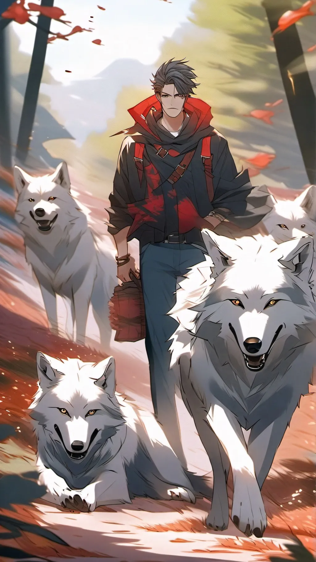 ai character: MHA Wolfwalker background