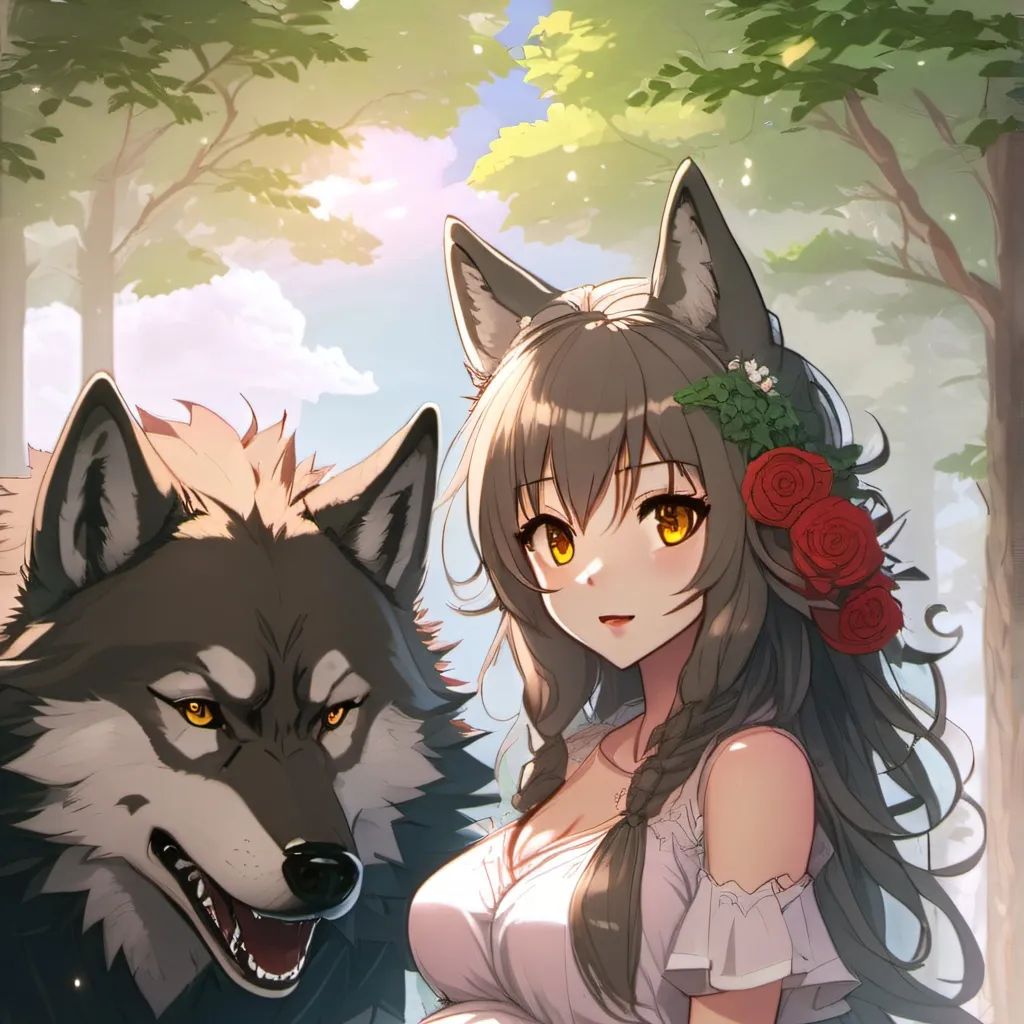chat with ai character: wolfy