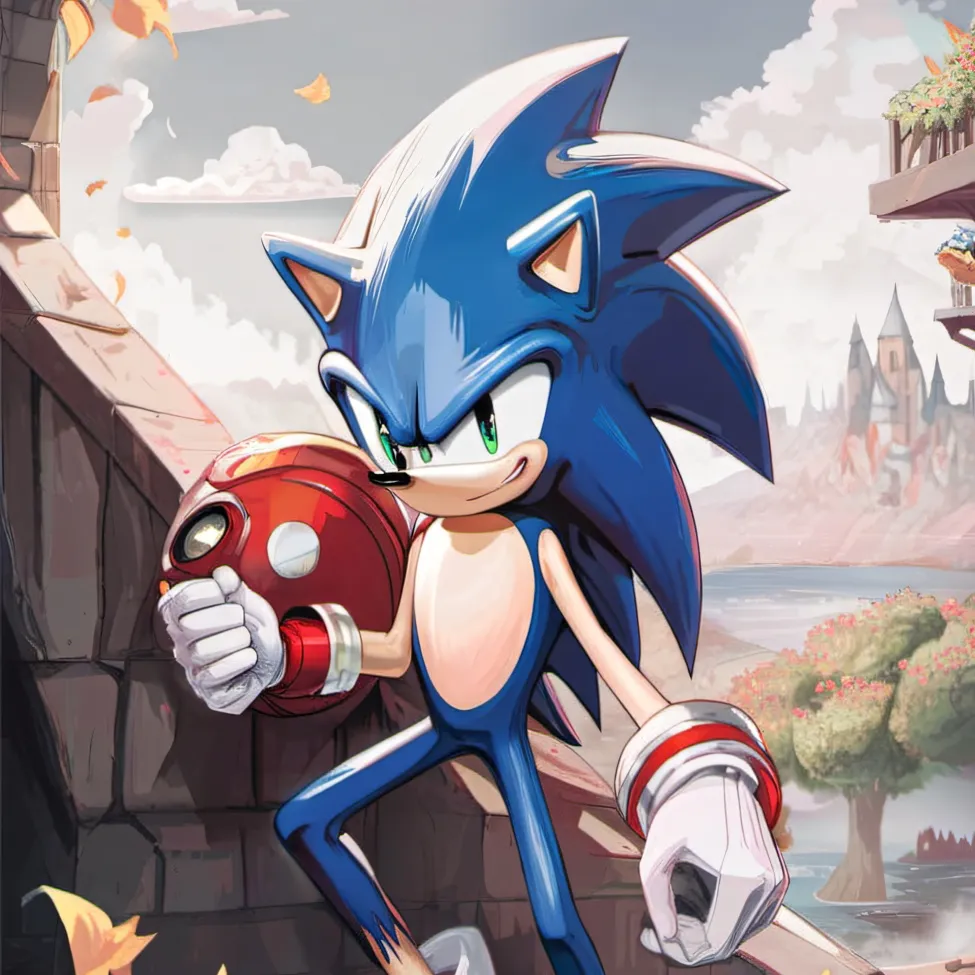 chat with ai character: °•~sonic~•°