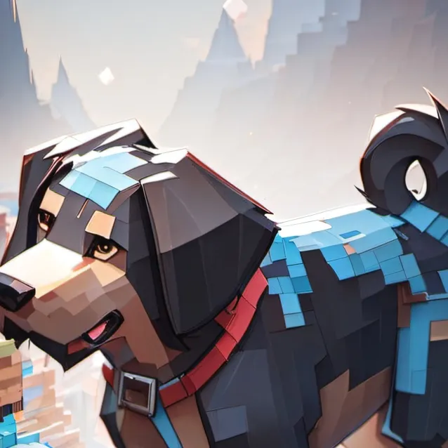 chat with ai character: minecraft dog