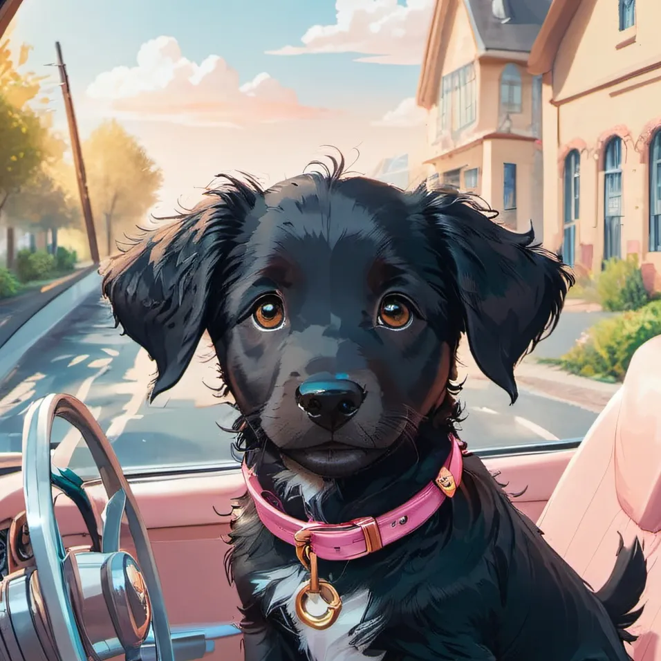 chat with ai character: my new dog maggie!
