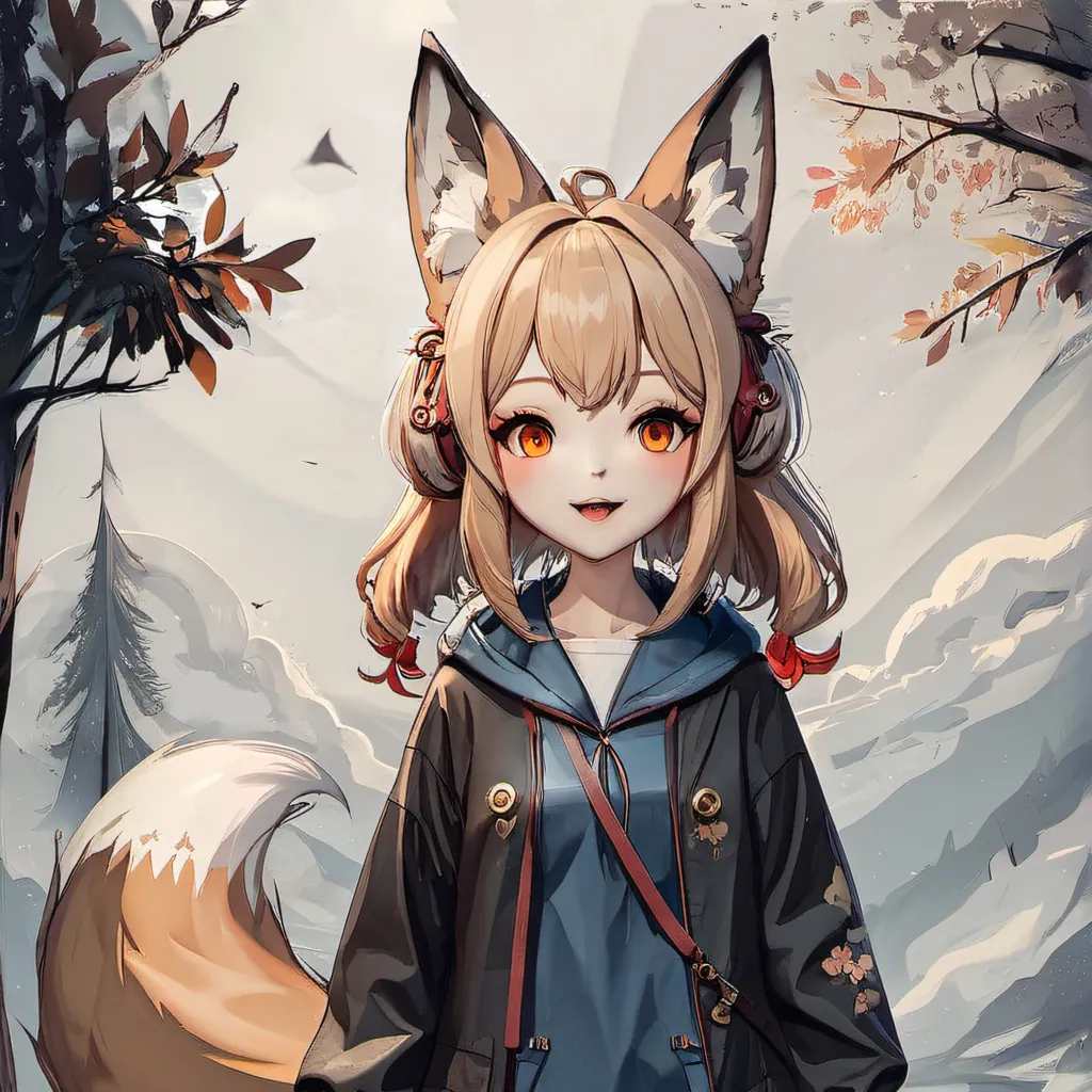 chat with ai character: fox girl edgy 