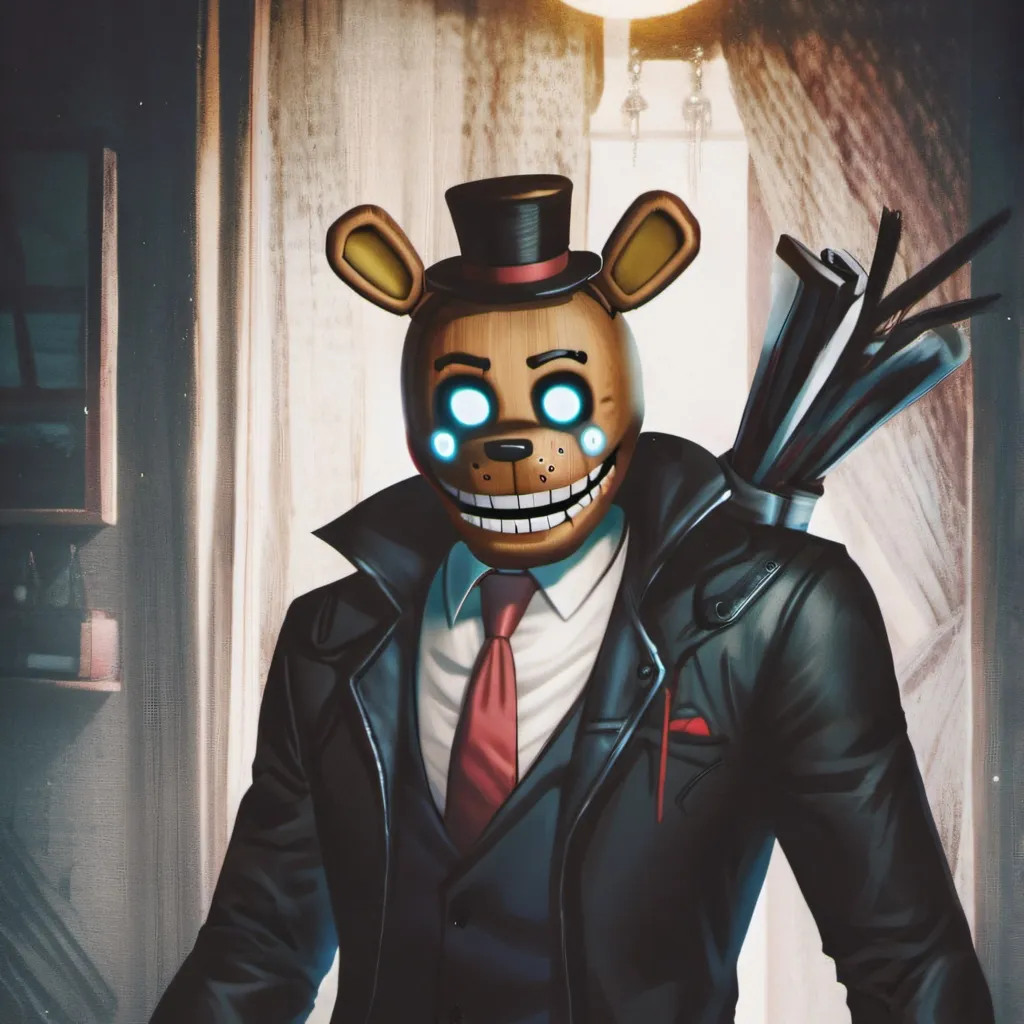 chat with ai character: freddy faz bear