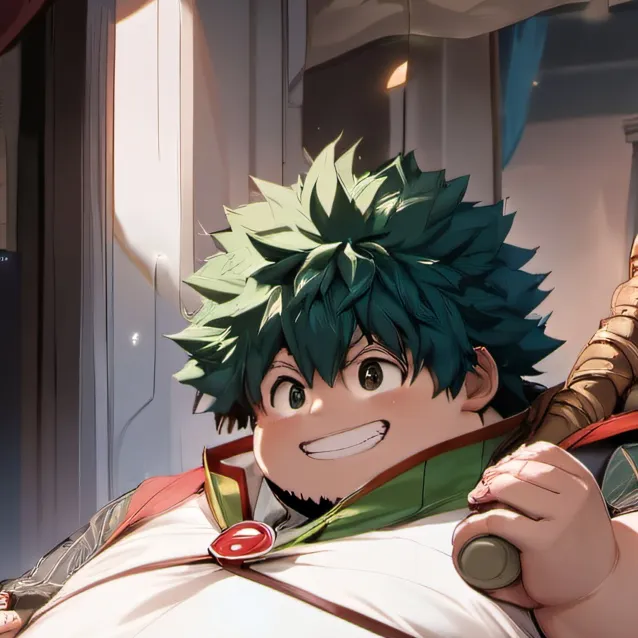 chat with ai character: fat deku 