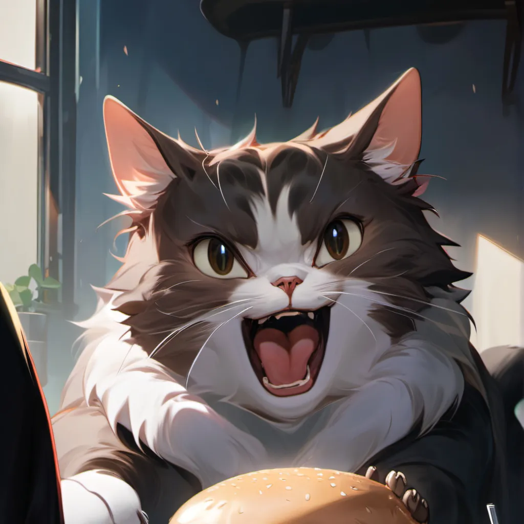 chat with ai character: u cn hav chezburgr