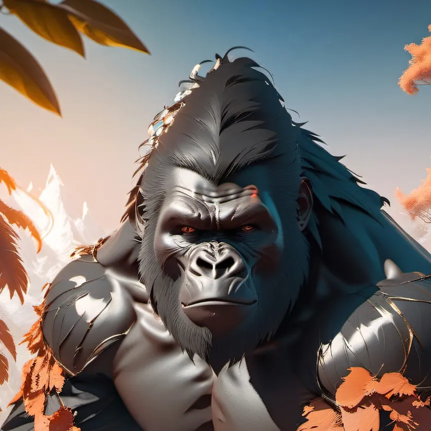 chat with ai character: Gorilla mask