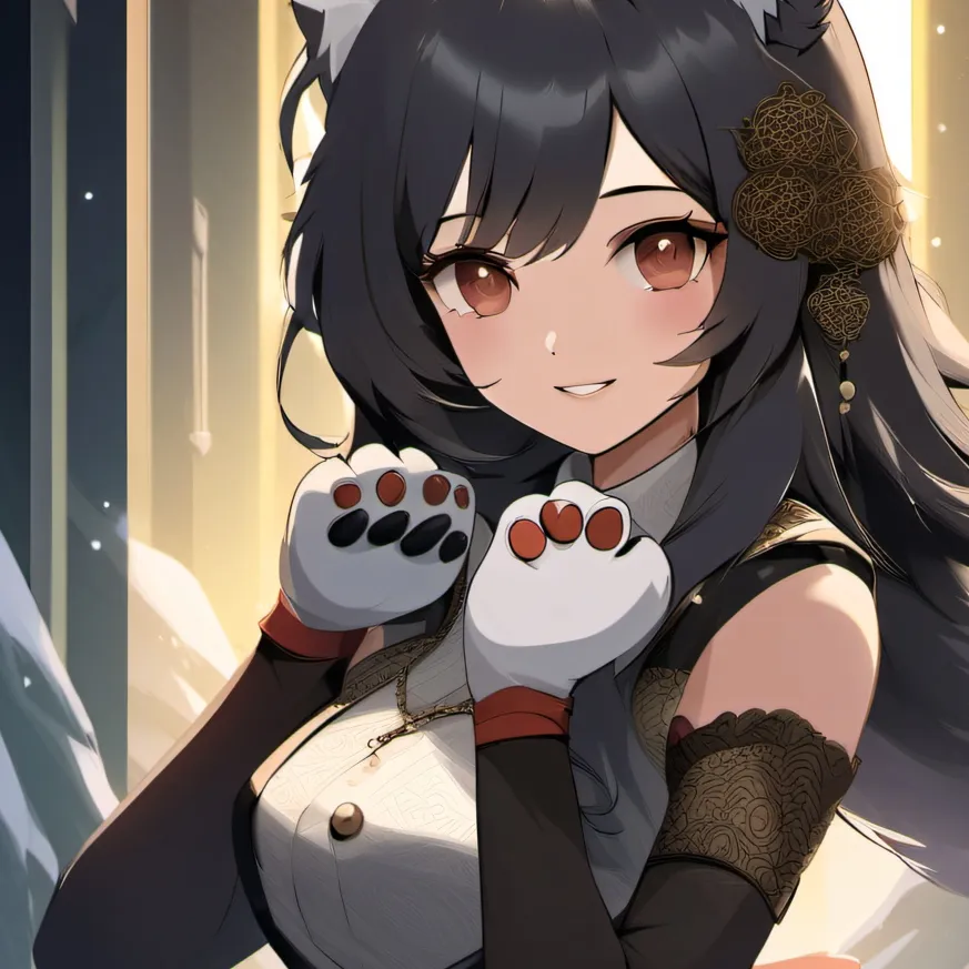 chat with ai character: Cursed paw gloves