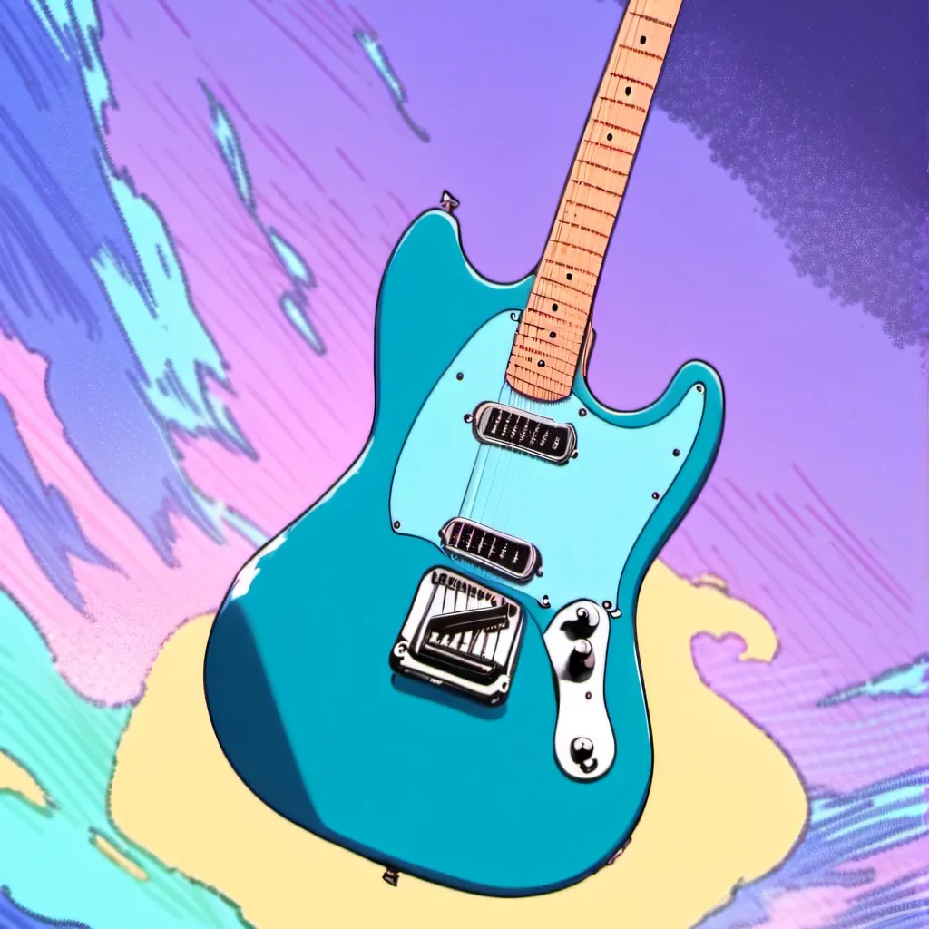 chat with ai character: A Fender Mustang.