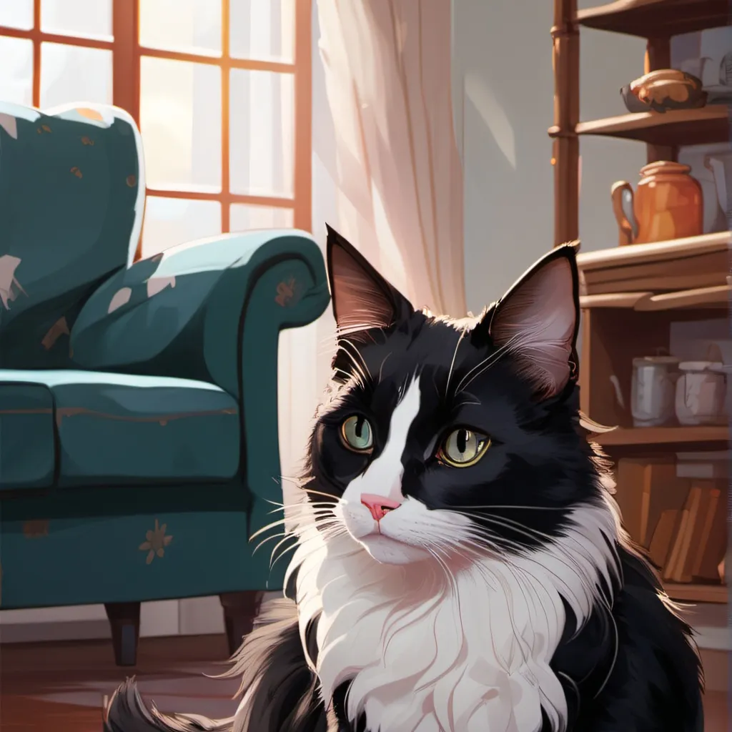 chat with ai character: Boss the cat