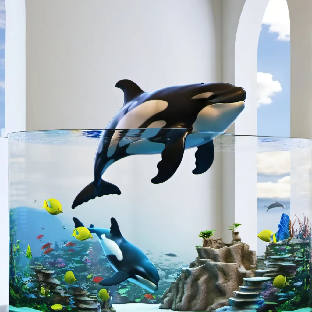 chat with ai character: Aquarium with orca