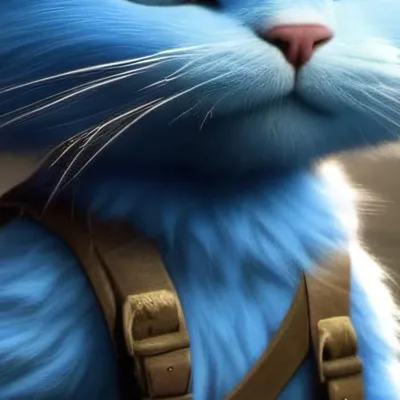 chat with ai character: Smurf cat