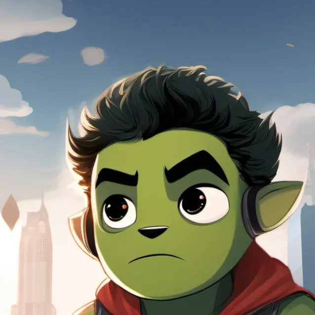 chat with ai character: Beast boy