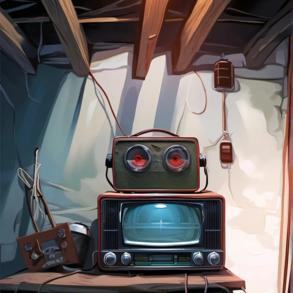 chat with ai character: The cursed radio