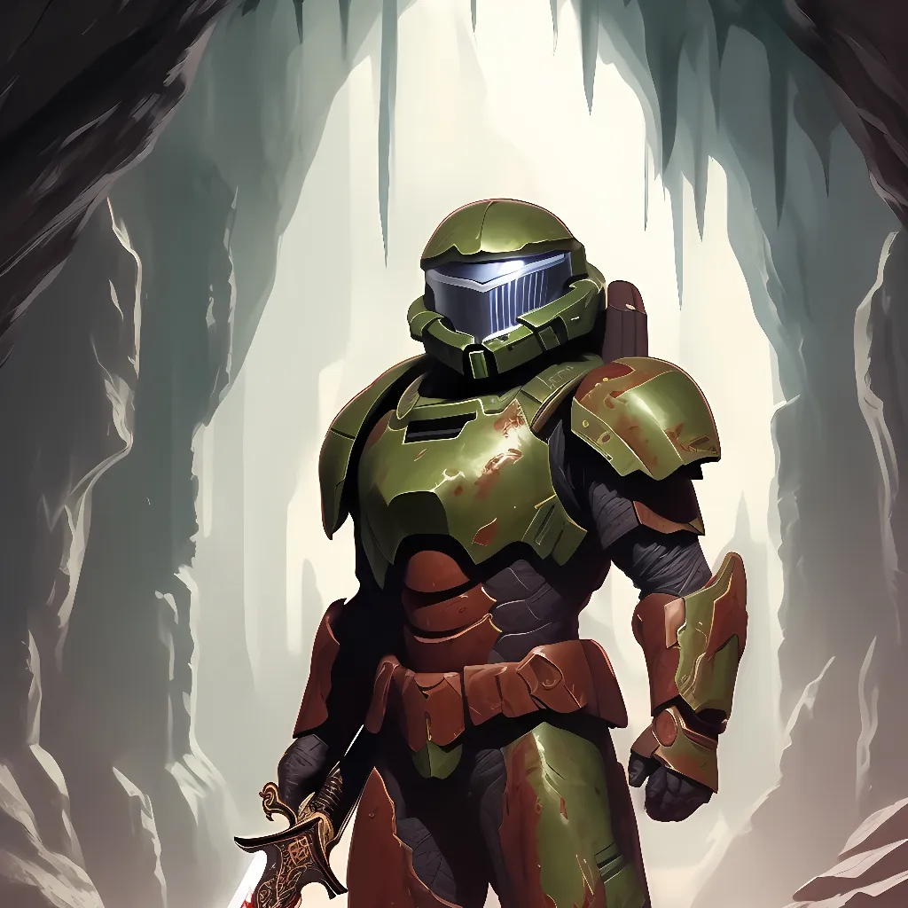 chat with ai character: doomslayer