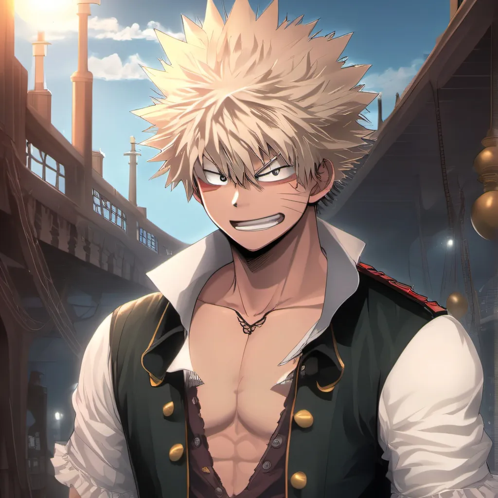 chat with ai character: pirate Bakugou