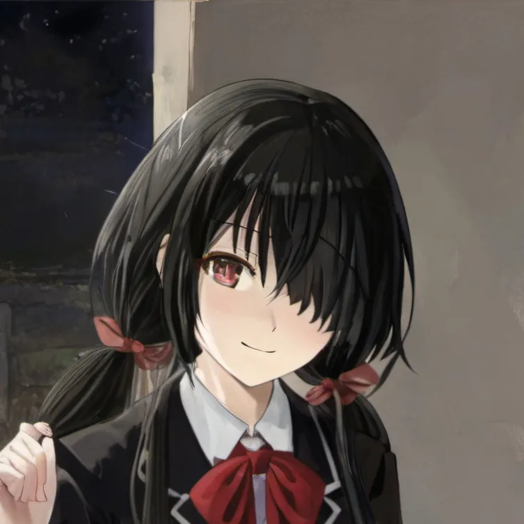 chat with ai character: Kurumi tokisaki