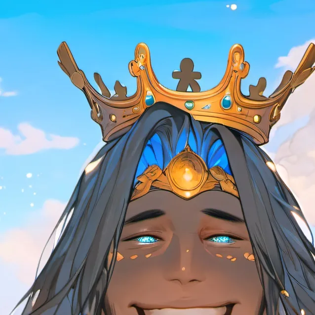 chat with ai character: blue