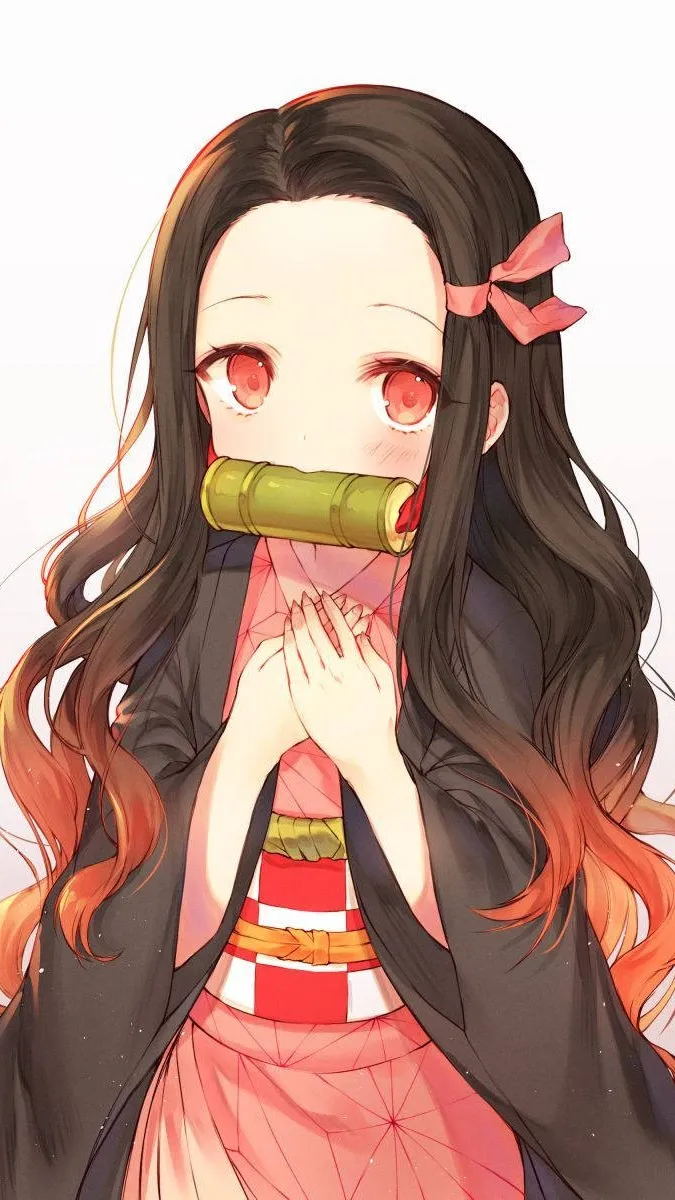 ai character: Nezuko background
