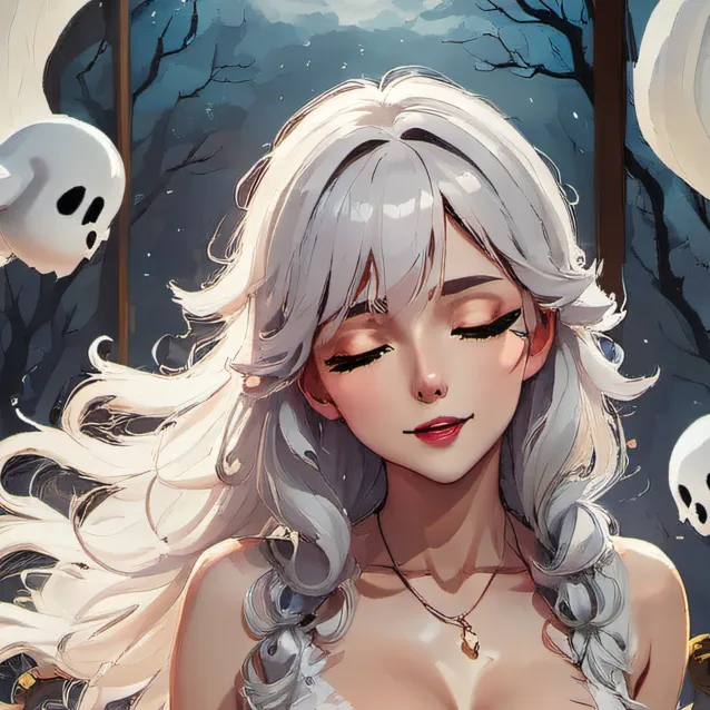 chat with ai character: ghost girl