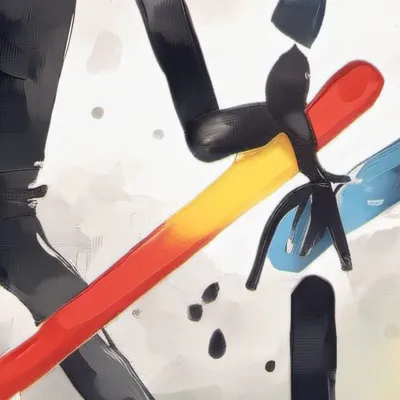 chat with ai character: Black stick figure