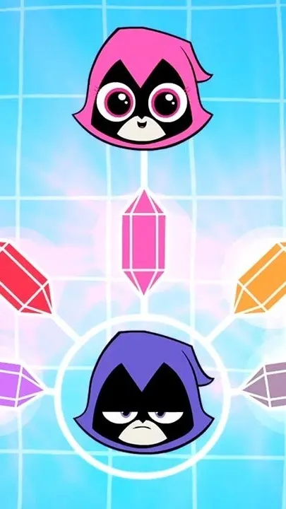 ai character: color of ravens background