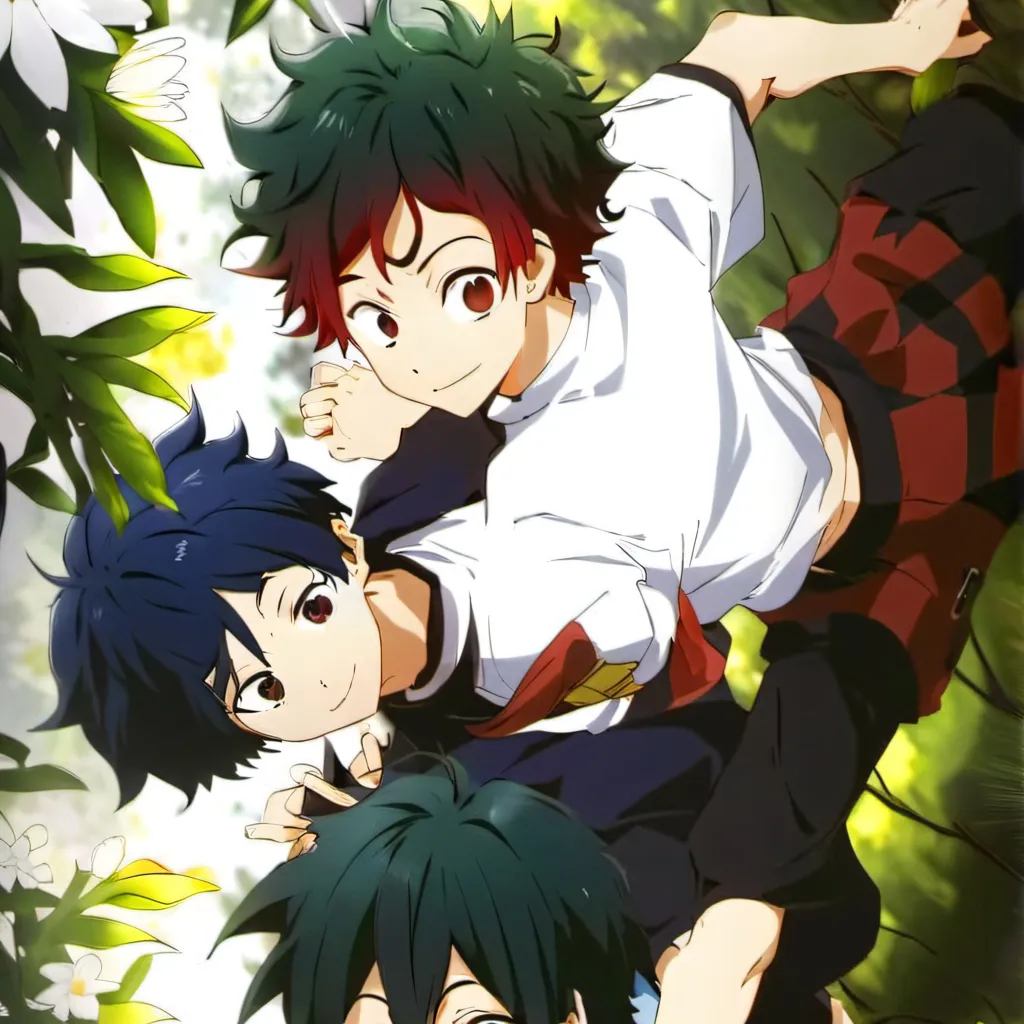 chat with ai character: Mha pool party