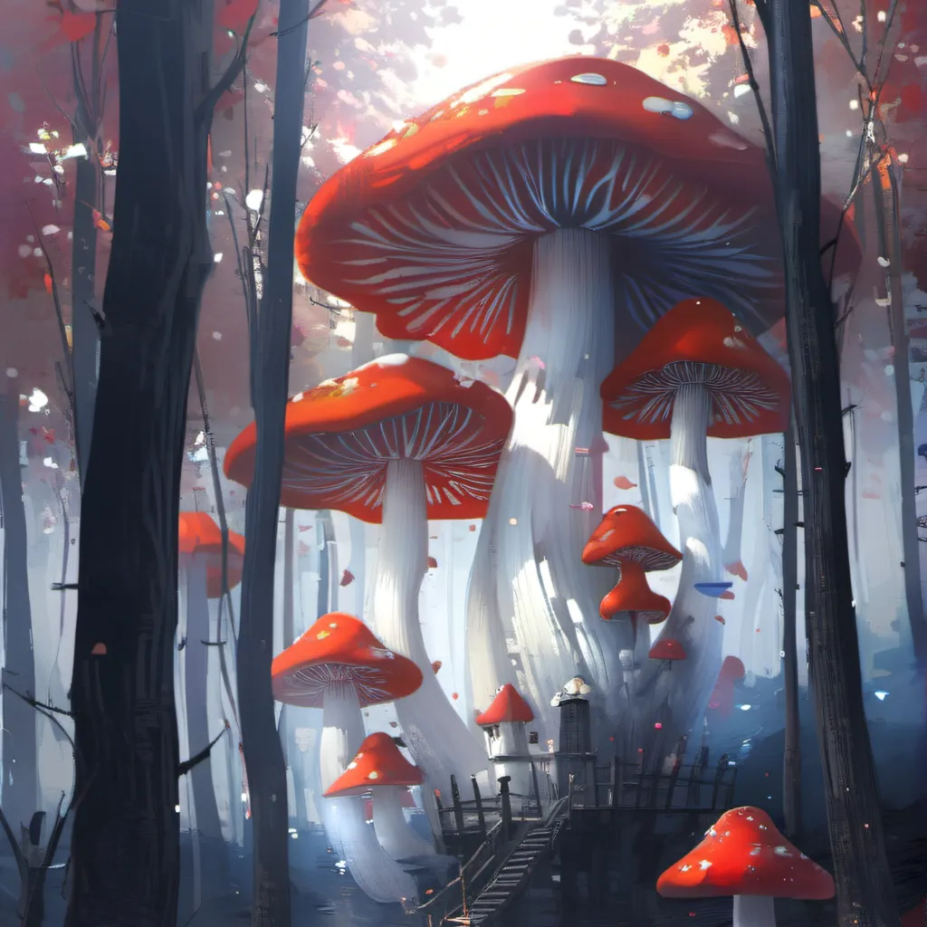 chat with ai character: Mushroom RPG