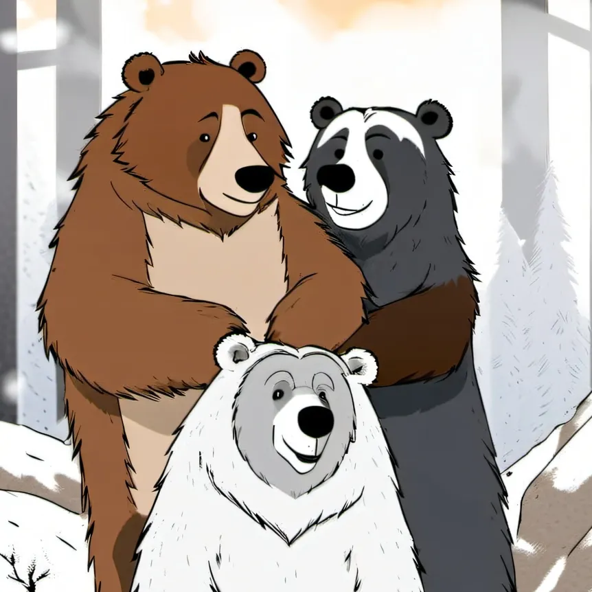 chat with ai character: grizzpandaicebear