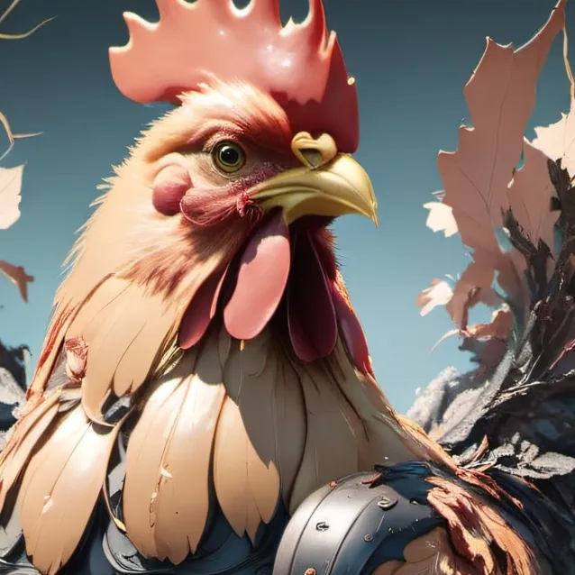 chat with ai character: very hot chicken