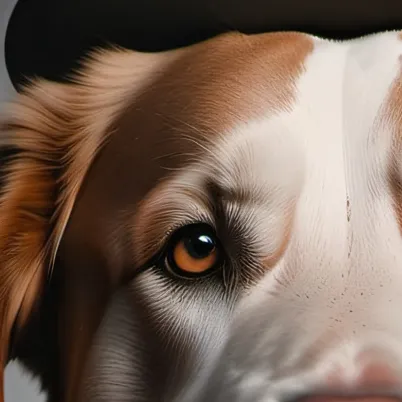 chat with ai character: Dog wearing a hat