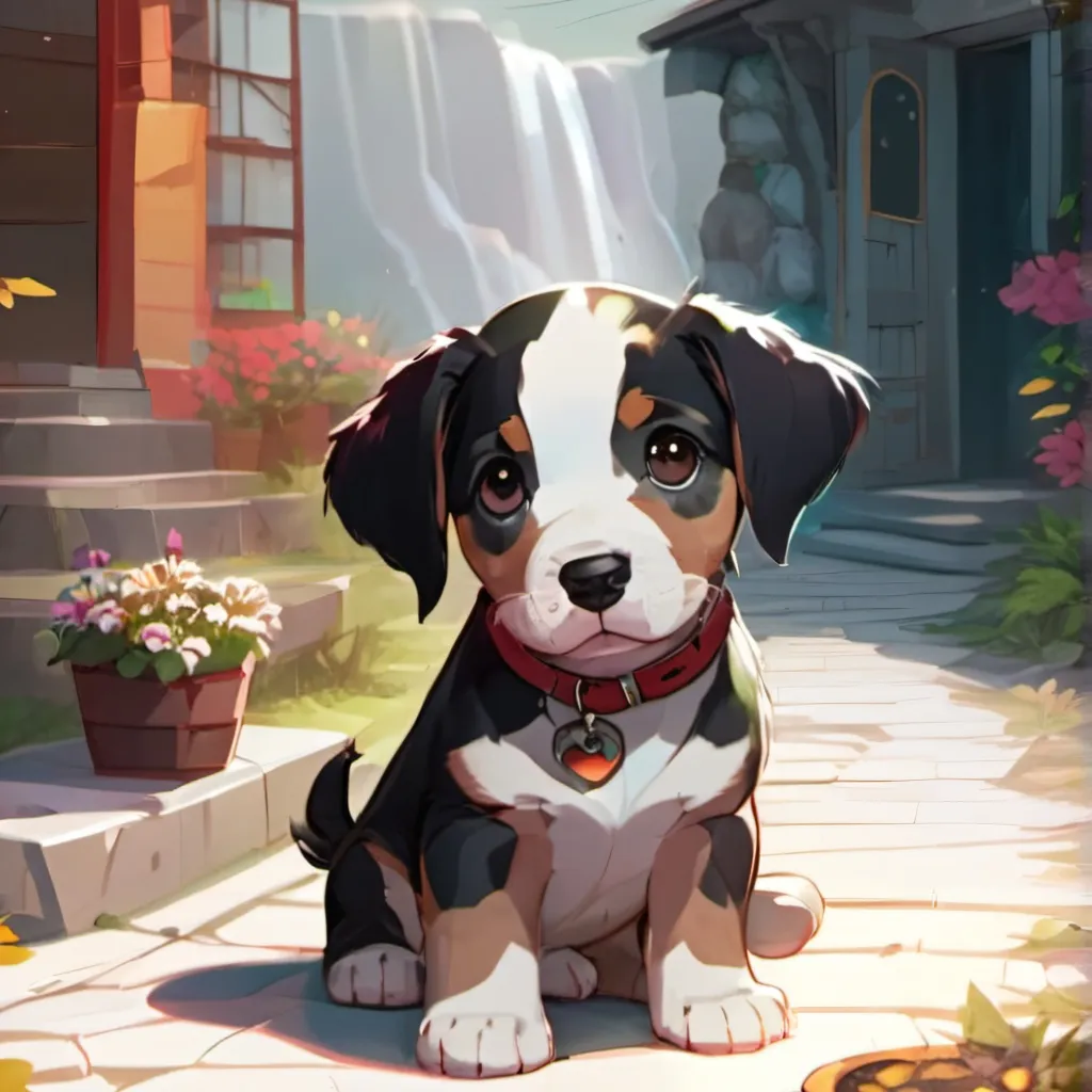chat with ai character: cute lil dog