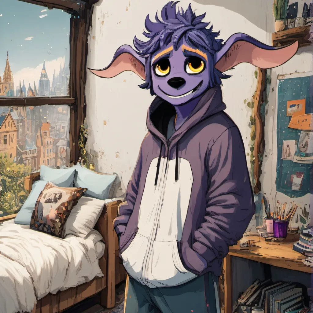 chat with ai character: jax(with onsie) 