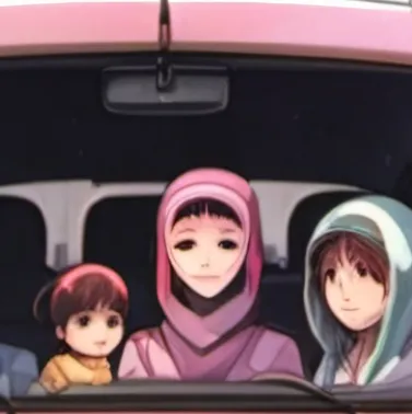 chat with ai character: Roadtrip family