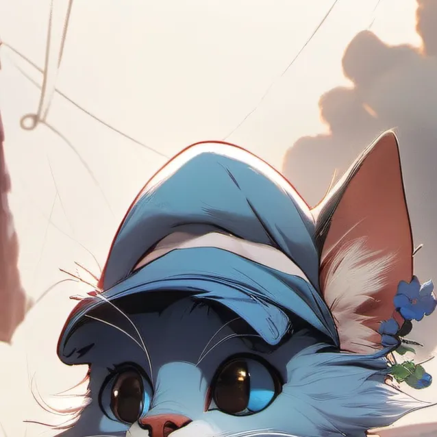 chat with ai character: Smurf cat :D