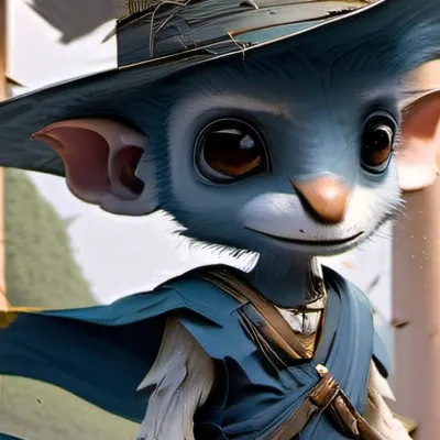 chat with ai character: Smurf cat