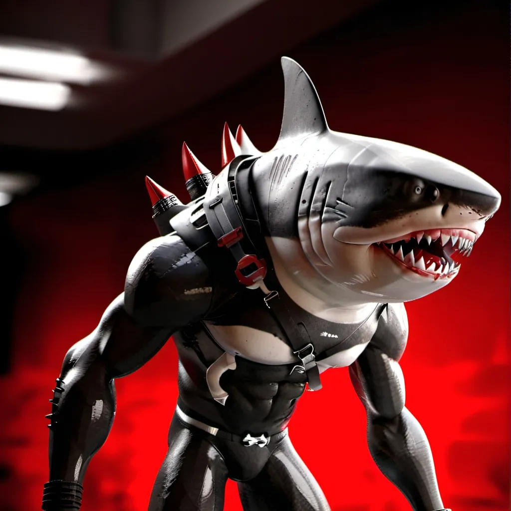 chat with ai character: land shark