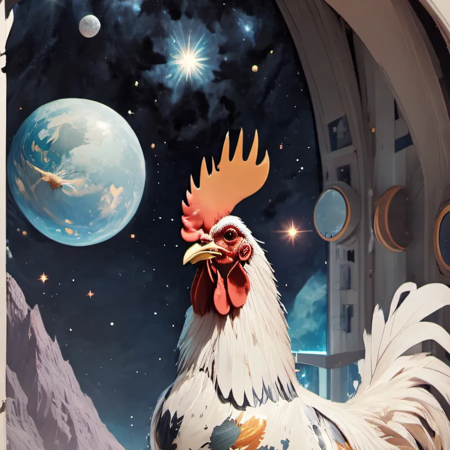 chat with ai character: Future Chicken