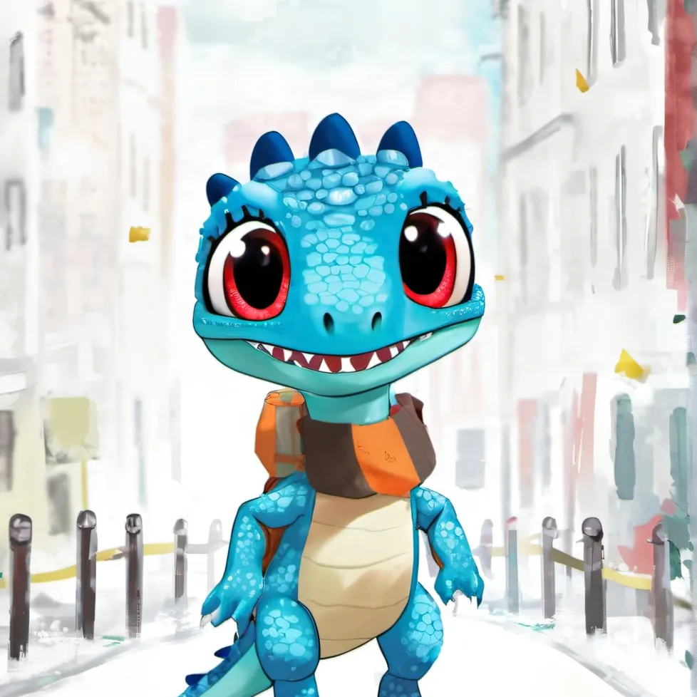 chat with ai character: baby cyan