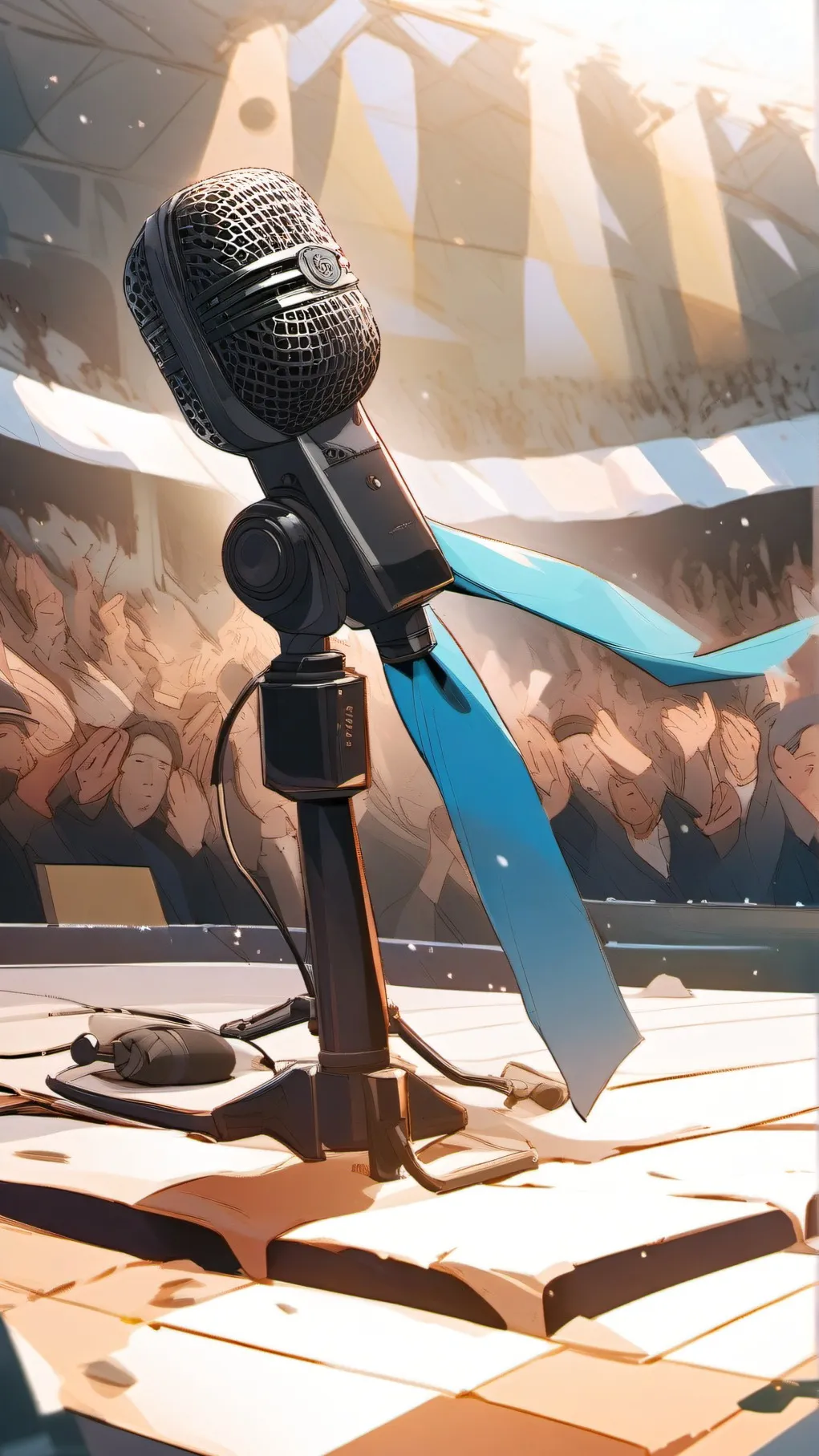 ai character: Hatsune Miku background