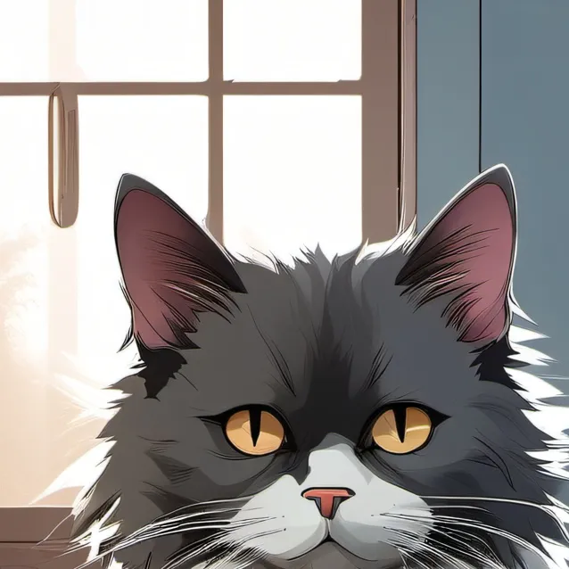 chat with ai character: Fry cat