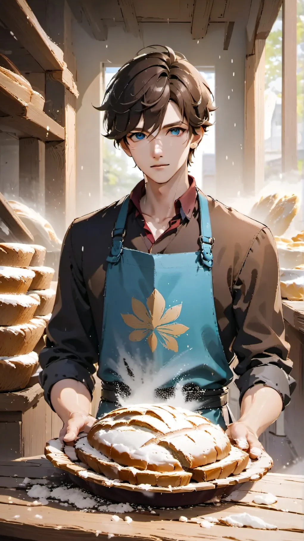 ai character: Brooklyn background