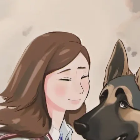 chat with ai character: Liv/ service dog