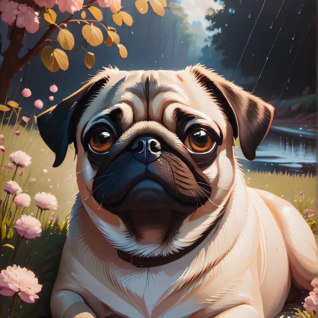 chat with ai character: pug